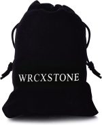 WRCXSTONE Natural 8mm Gorgeous Semi-Precious Gemstones Healing Crystal Stretch Beaded Bracelet Unisex - Image 5